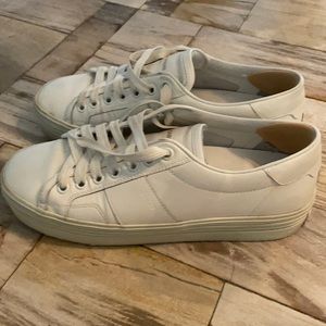Saint Laurent platform tennis shoes